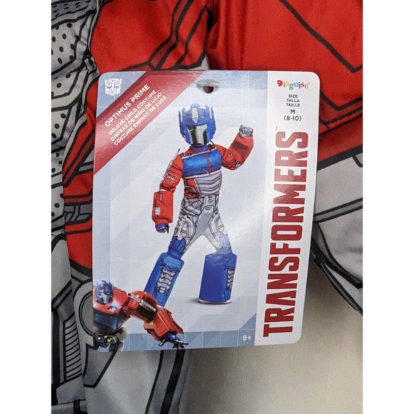 NWT Size Medium Transformers Optimus Prime Deluxe Child Costume - Picture 5 of 8